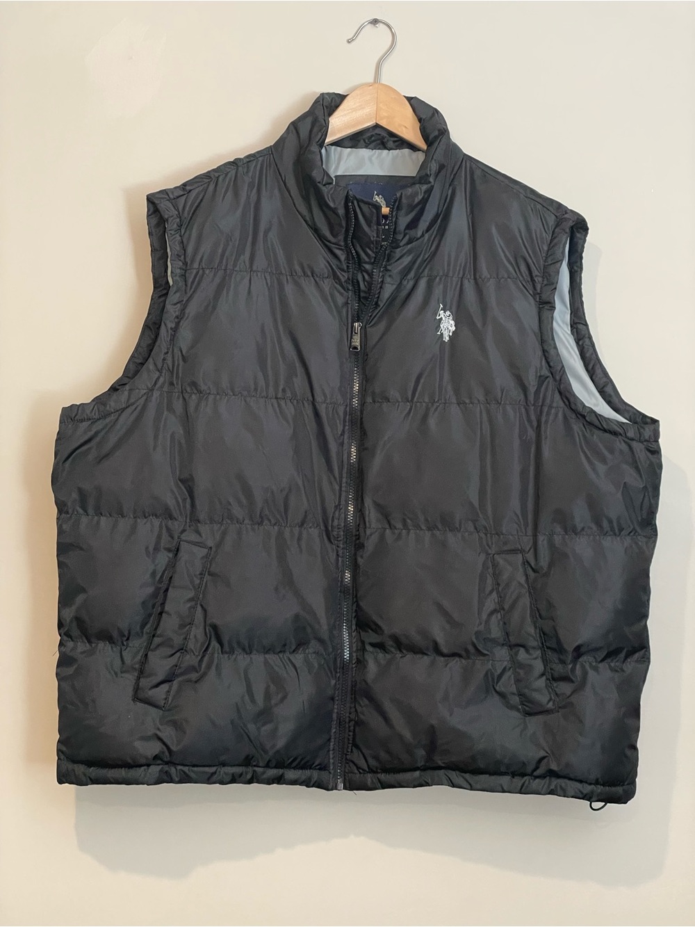 U.S. Polo Assn. Black Quilted Puffer Vest